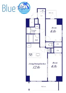 ソレアード富士見【6階】の間取り