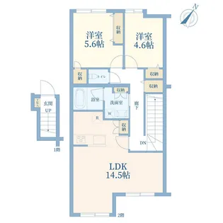 リシェス幡ヶ谷【3階】の間取り
