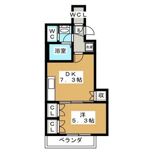サンフラワー【2階】の間取り