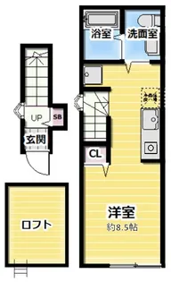 プレジール給田【2階】の間取り