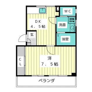 フジビル【2階】の間取り