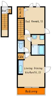 チェリーあい【2階】の間取り