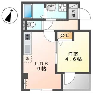 ルークスガーデン久が原【3階】の間取り