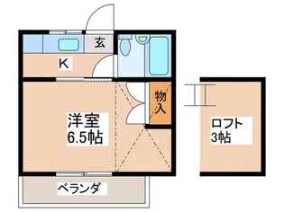 第二エノモトハイツ【2階】の間取り