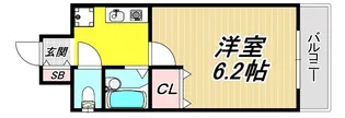 サンパティーク南塚口【2階】の間取り