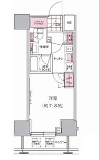 プレジリア東日本橋【6階】の間取り