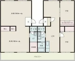 山根台第2住宅 C棟【5階】の間取り