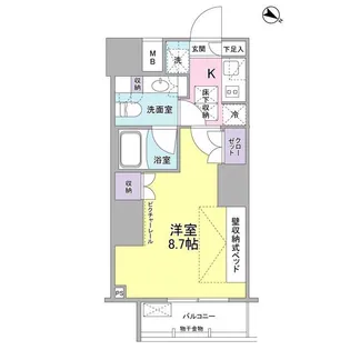 SIL西五反田【1階】の間取り