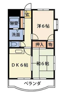 アムフルスI号館【3階】の間取り