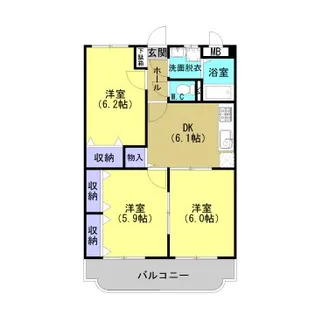 ドリームハイツ【3階】の間取り