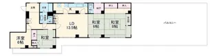 マンション本郷【6階】の間取り