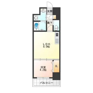 グランパシフィック帝塚山innovation【5階】の間取り