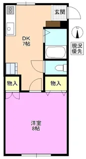 メゾンラフィーネ【1階】の間取り