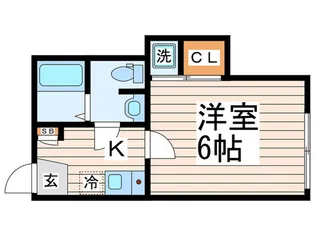 ウッドヴィレッジ新江古田A【1階】の間取り
