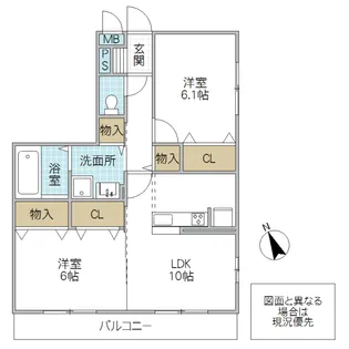 ラウレアコート【2階】の間取り