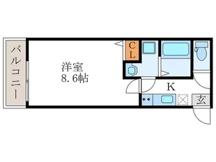 AsanteAPM【1階】の間取り