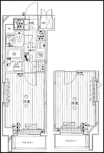 ルーブル白金高輪弐番館【4階】の間取り