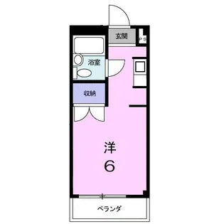 コーポスバル【3階】の間取り