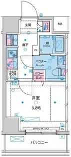 GENOVIA京成立石IIskygarden【7階】の間取り