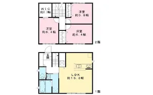 Bosco Garden東名 B棟の間取り