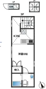 アンベリール西日暮里【3階】の間取り