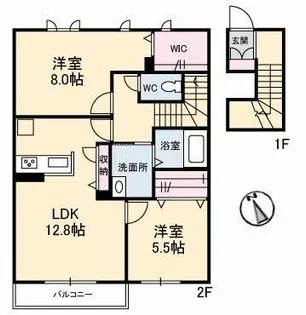 ブリランテ【2階】の間取り