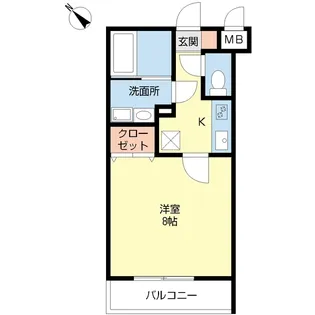 フリーゼ【1階】の間取り