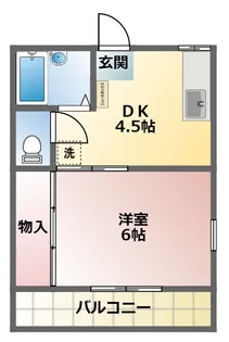 カサブランカ日吉【2階】の間取り