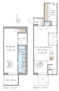 Brillia ist 西麻布霞町【1階】の間取り