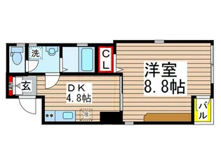 comfort【4階】の間取り