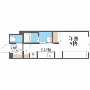 アストラリス本郷通【5階】の間取り