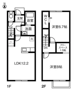 Plassum Court前田町(プラッサムコートマエダチョウ)【1階】の間取り