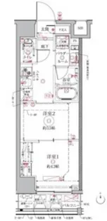クレイシアIDZ祐天寺【9階】の間取り