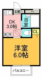 ヒルトップ鶴川【1階】の間取り
