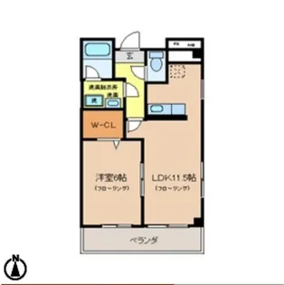 プリステージュ【4階】の間取り