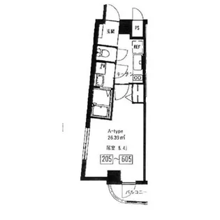 カルディナーレ【5階】の間取り