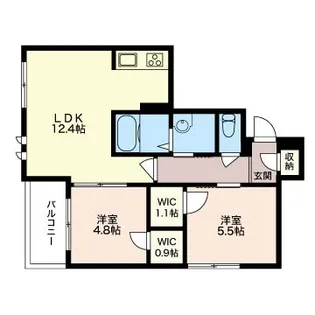 maison de clochette【3階】の間取り