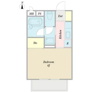アヴァンサール【2階】の間取り