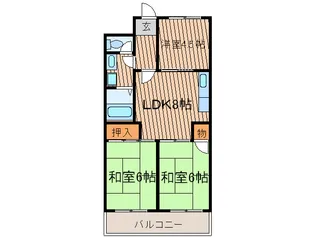 エクセルハイツ下北【4階】の間取り