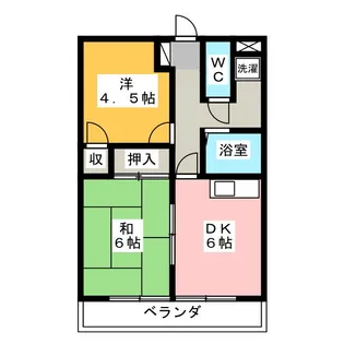 サンハイツ宮前II【1階】の間取り
