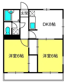 グリーンパレス本郷【2階】の間取り
