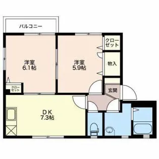 セントエルモス M【2階】の間取り