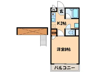 ラビリンス大門【2階】の間取り