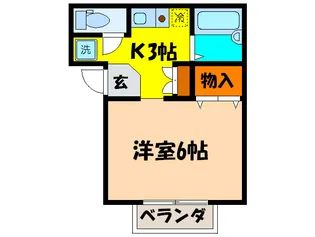 プリマヴェーラ箕面【1階】の間取り