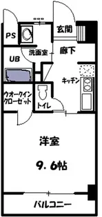 アルファ上杉【2階】の間取り