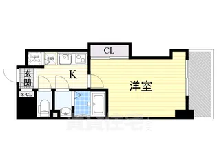 ラグゼ花園【5階】の間取り