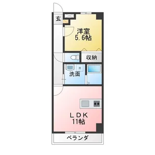 ビストロ K・M・S【2階】の間取り