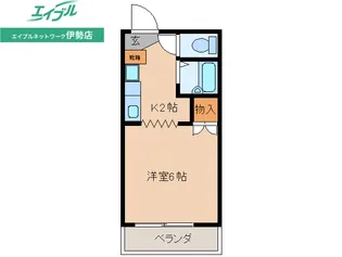 サープラス キタガワ【2階】の間取り