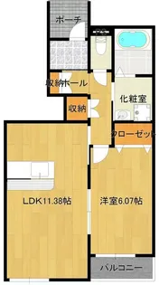 アンジン【1階】の間取り