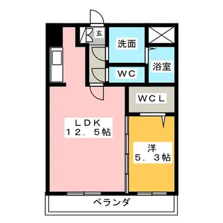 ヴィラグランデIII【5階】の間取り